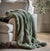 Olive Veil Throw Exclusive Spaces