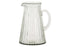 Minati Ribbed Glass Jug – Clear