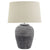 Amalfi Grey Stone Carved Lamp Exclusive Spaces