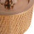 Rattan and Bronze Ice Bucket with Lid Exclusive Spaces