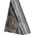 Black Marble Mantle Clock Triangular Exclusive Spaces