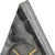 Black Marble Mantle Clock Triangular Exclusive Spaces