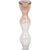 Glass Bobble Candlestick Rose Ombre Exclusive Spaces