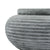 Round Ribbed Planter, Vase, Grey Exclusive Spaces